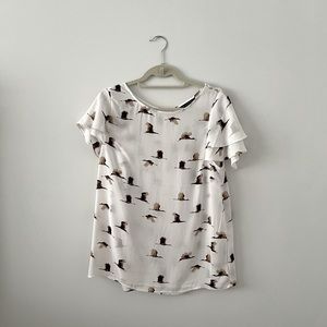 Banana Republic Geese Blouse